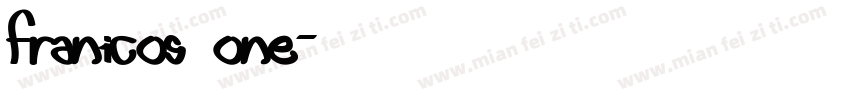 franicos one字体转换